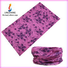 LINGSHANG cabelo accessori headband cachecol sem costura bandana de poliéster